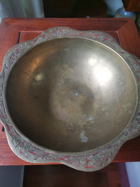 古玩銅器銅盆拍賣,當(dāng)前價(jià)格880元