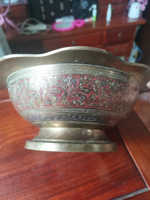古玩銅器銅盆拍賣,當(dāng)前價(jià)格880元