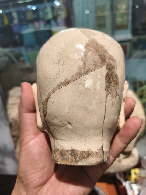 古玩陶瓷漳州窯羅漢頭像拍賣，當前價格48000元