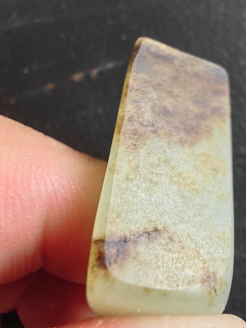 古玩玉器和田玉籽料戒指,秋梨皮拍賣,當前價格1000元