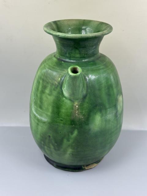 古玩陶瓷唐·綠執壺拍賣，當前價格50000元