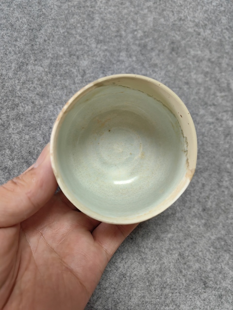 古玩陶瓷南宋-湖田窯高足杯拍賣，當(dāng)前價格800元