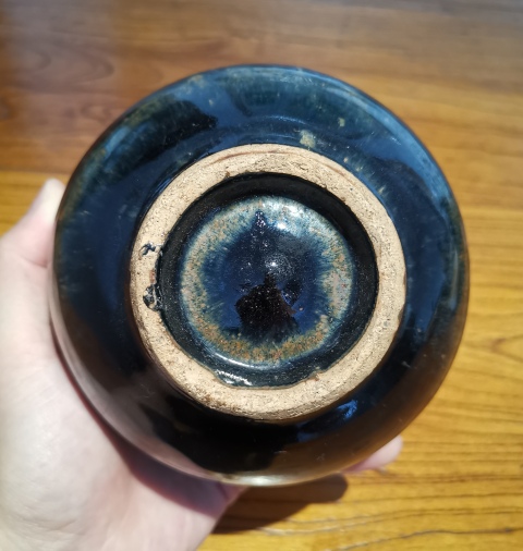 古玩陶瓷《平臺(tái)實(shí)物保真》金元時(shí)期兔毫釉茶入拍賣,當(dāng)前價(jià)格5888元