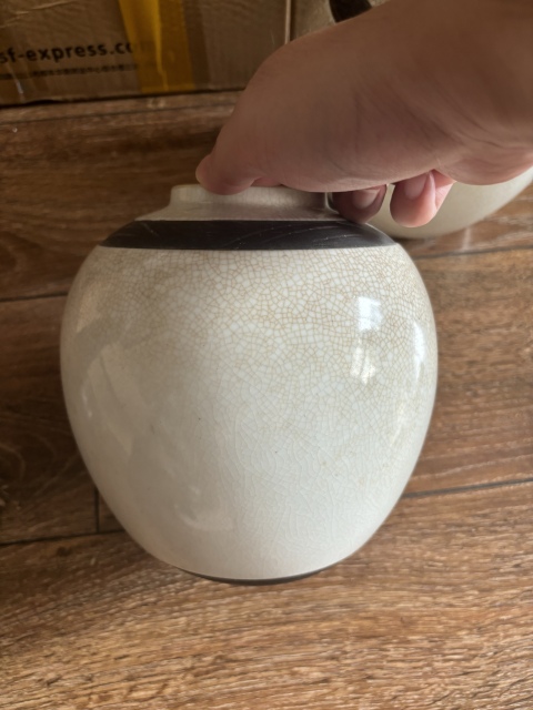 古玩陶瓷哥釉茶葉罐拍賣，當前價格788元