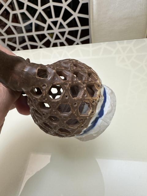 古玩陶瓷醬釉婁空鴿子窩拍賣，當前價格880元