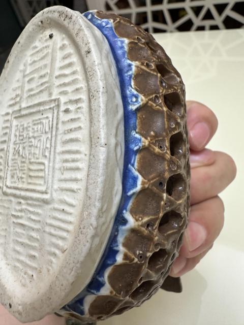 古玩陶瓷醬釉婁空鴿子窩拍賣，當前價格880元