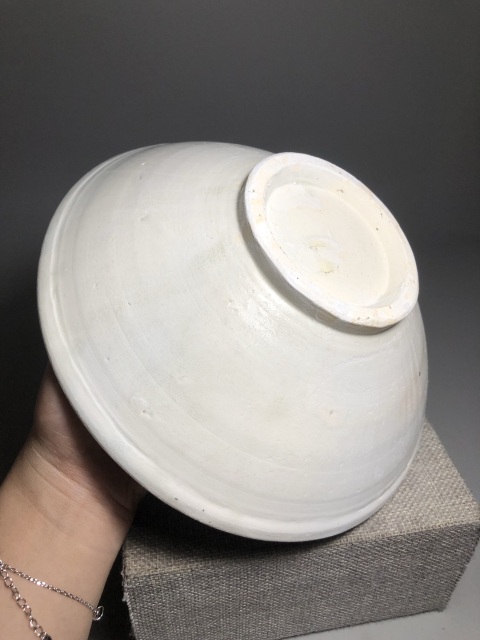 古玩陶瓷五代邢窯白釉大碗拍賣,當前價格5888元