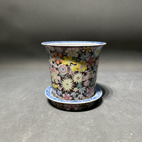 乾隆年製 中国美術 粉彩百花不落地/花詰 28cm 大皿 盛皿 乾隆年製 中国美術 粉彩百花不落地/花詰 28cm 大皿 盛皿 - メルカリ