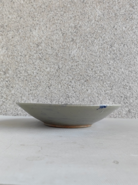 古玩陶瓷青花壽字紋盤拍賣，當前價格580元