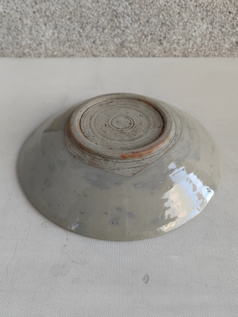 古玩陶瓷青花壽字紋盤拍賣，當前價格580元