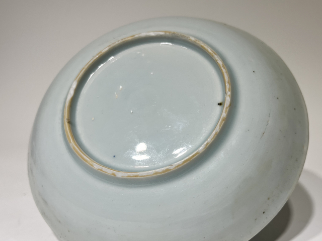 古玩陶瓷【實物保真】康熙.青花博古花卉紋盤拍賣,當前價格1360元