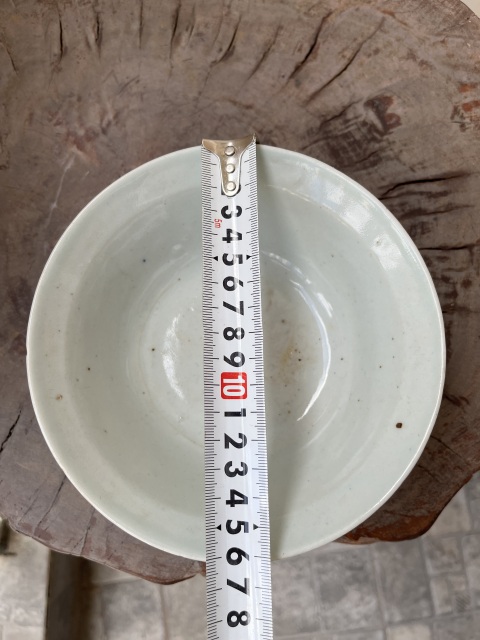 古玩陶瓷清中期青花淡描花卉紋折沿碗拍賣,當前價格599元