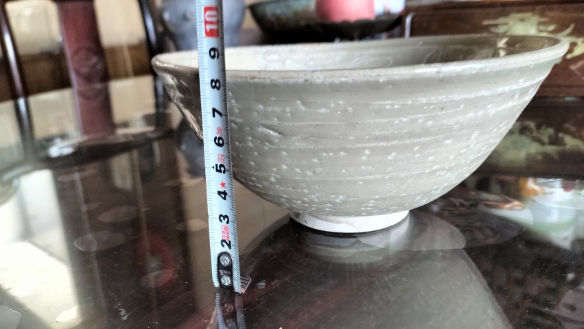 古玩陶瓷北宋龍泉青瓷劃花大碗拍賣，當前價格3200元