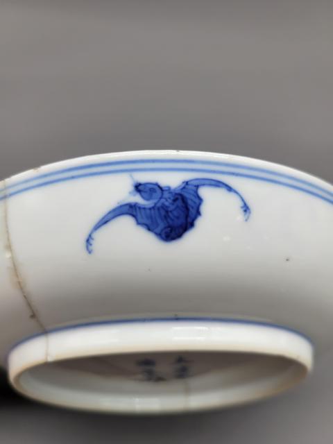 古玩陶瓷青花趕珠龍紋盤拍賣，當前價格12000元