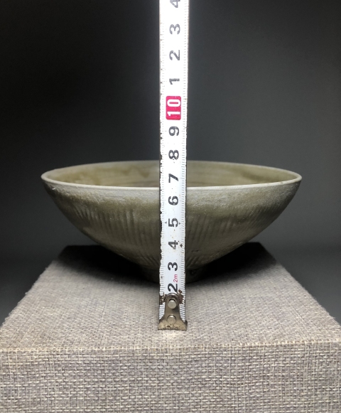 古玩陶瓷北宋同安窯青釉刻花斗笠碗【珠光青瓷】拍賣,當(dāng)前價格0元
