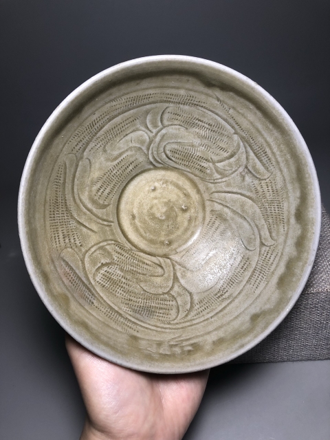 古玩陶瓷北宋同安窯青釉刻花斗笠碗【珠光青瓷】拍賣,當(dāng)前價格0元