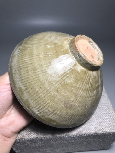 古玩陶瓷北宋同安窯青釉刻花斗笠碗【珠光青瓷】拍賣,當(dāng)前價格0元