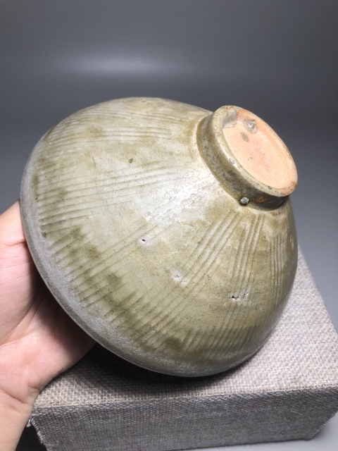 古玩陶瓷北宋同安窯青釉刻花斗笠碗【珠光青瓷】拍賣,當(dāng)前價格0元