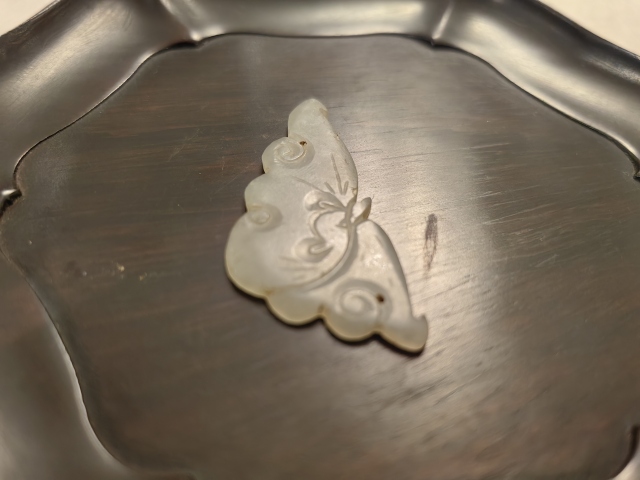 古玩玉器清中期玉蝠(福)佩拍賣,當(dāng)前價(jià)格800元