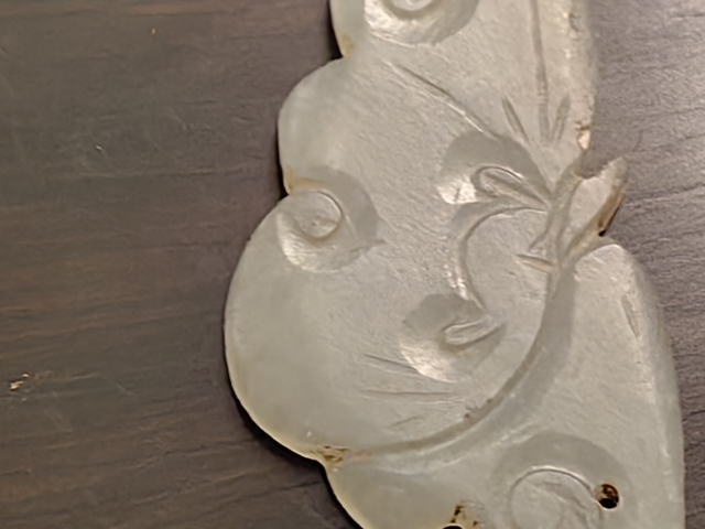 古玩玉器清中期玉蝠(福)佩拍賣,當(dāng)前價(jià)格800元