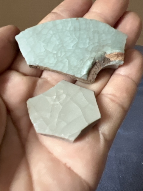 古玩陶瓷南宋龍泉官青瓷標本拍賣,當前價格298元
