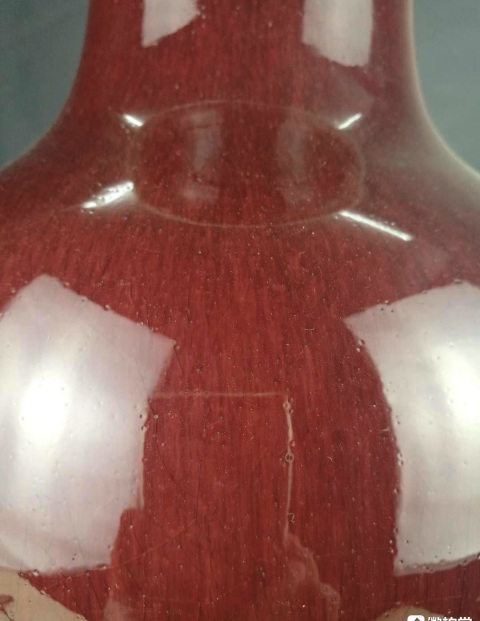 古玩陶瓷郎窯紅釉觀音瓶拍賣，當(dāng)前價(jià)格10800元