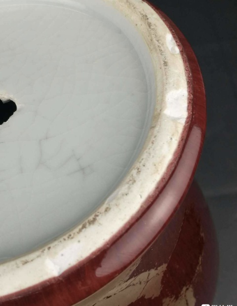 古玩陶瓷郎窯紅釉觀音瓶拍賣，當(dāng)前價(jià)格10800元