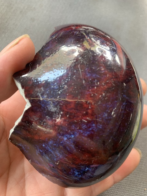 古玩陶瓷窯變紅釉天球瓶標(biāo)本拍賣，當(dāng)前價格600元