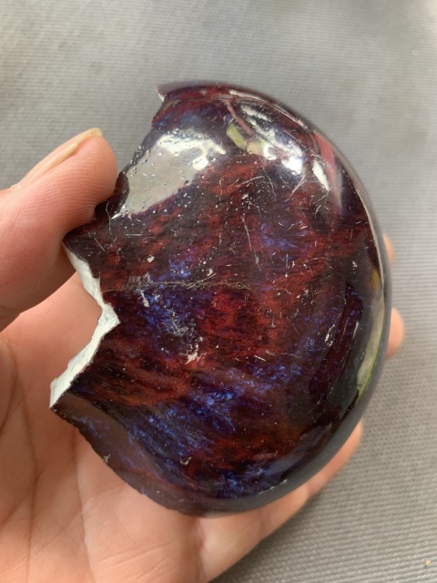 古玩陶瓷窯變紅釉天球瓶標(biāo)本拍賣，當(dāng)前價格600元