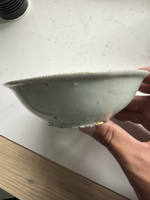 古玩陶瓷明晚·青花萊菔紋碗真品鑒賞圖