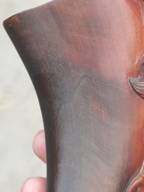 古玩雜項角質立件喝酒氣也可以當擺件。拍賣，當前價格28999元