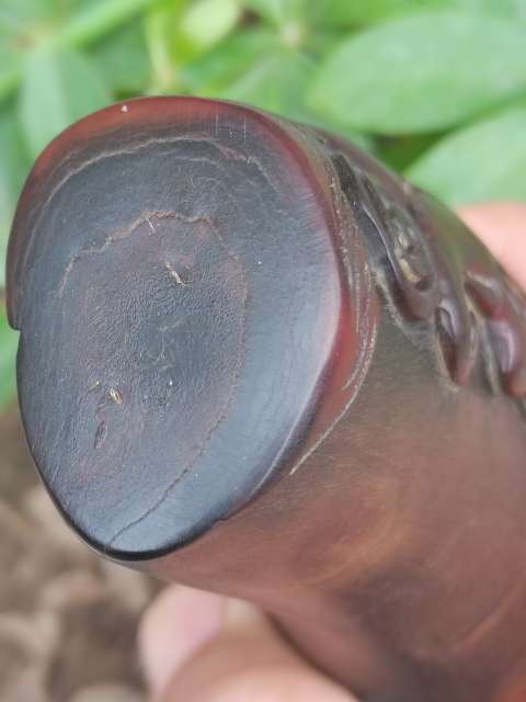 古玩雜項角質立件喝酒氣也可以當擺件。拍賣，當前價格28999元