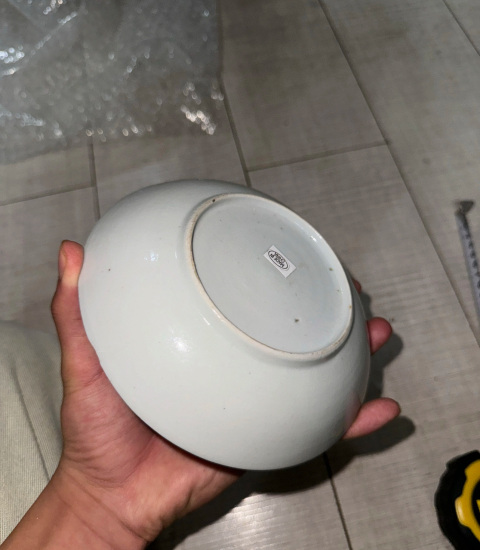 古玩陶瓷樓臺(tái)亭閣山水紋青花盤拍賣,當(dāng)前價(jià)格355元