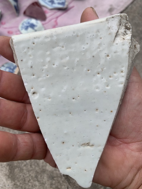 古玩陶瓷空白期青花瓷片拍賣，當前價格3000元