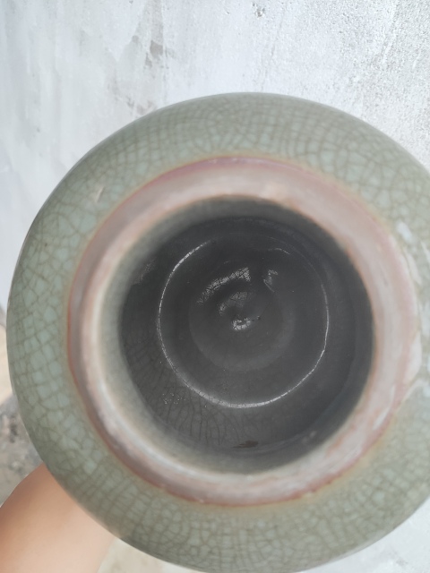 古玩陶瓷明末清初青釉罐拍賣,當前價格599元