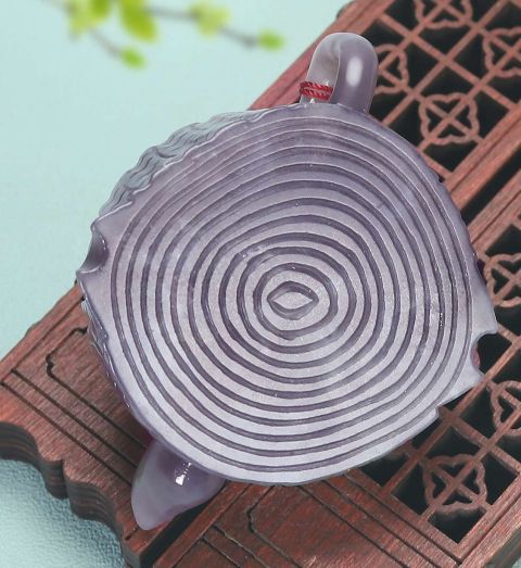 古玩玉器和田玉煙紫色把壺拍賣，當(dāng)前價格3980元