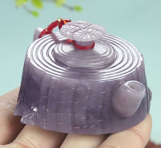 古玩玉器和田玉煙紫色把壺拍賣，當(dāng)前價格3980元