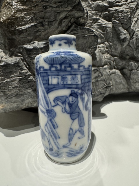 鼻烟壶5 清代孙星五款花鸟图玻璃内画鼻烟壶套装老鼻烟壶