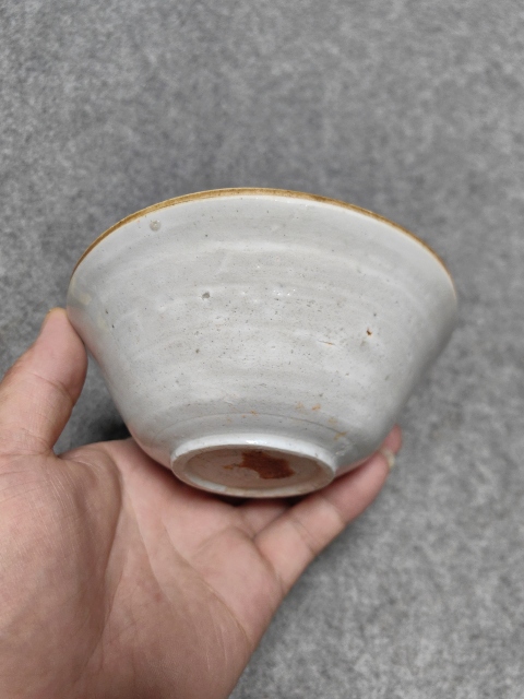 古玩陶瓷南宋-青白釉撇口碗拍賣，當前價格1600元