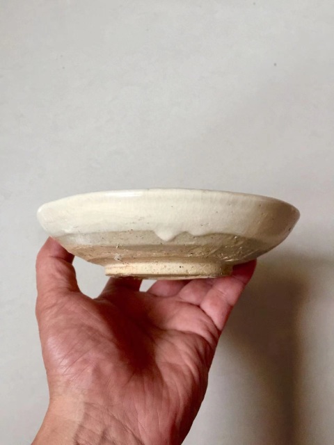 古玩陶瓷磁州窯白地黑花盤拍賣,當前價格1600元
