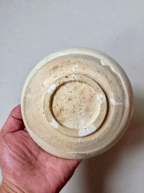 古玩陶瓷磁州窯白地黑花盤拍賣,當前價格1600元