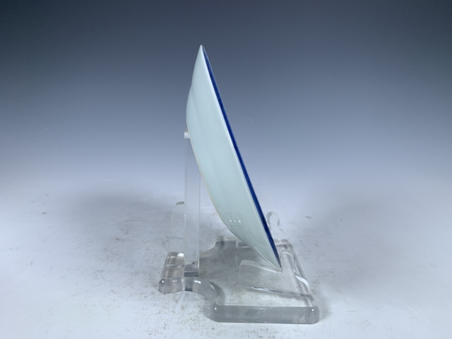 古玩陶瓷清中期·青花山水紋盤拍賣，當(dāng)前價(jià)格468元