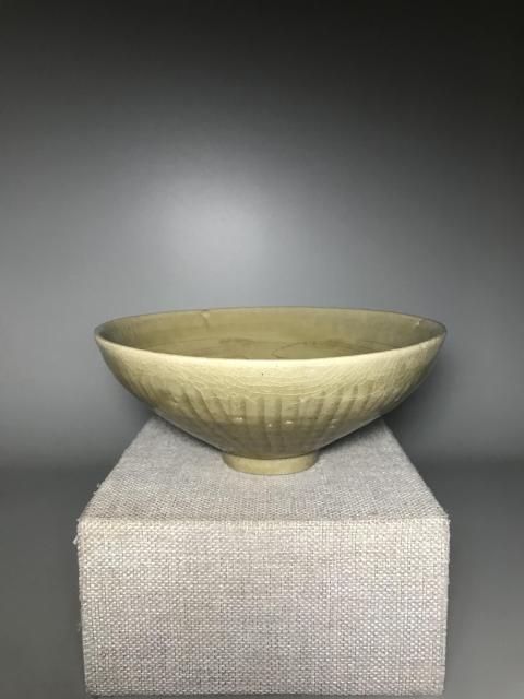 古玩陶瓷宋代青釉刻花大碗拍賣，當前價格2800元