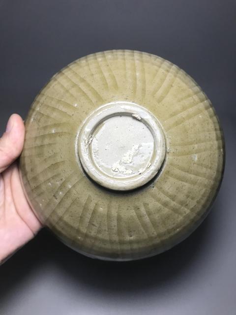 古玩陶瓷宋代青釉刻花大碗拍賣，當前價格2800元