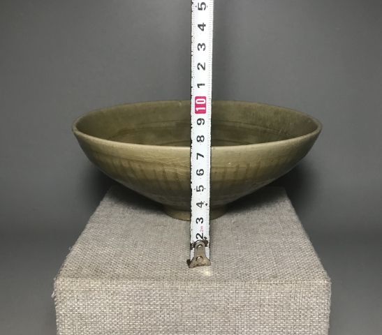 古玩陶瓷宋代青釉刻花大碗拍賣，當前價格2800元