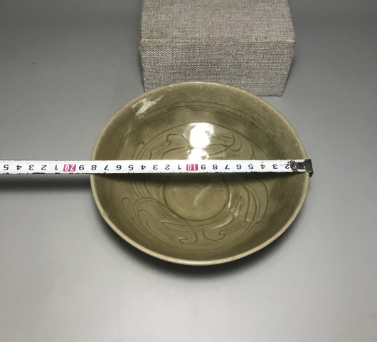 古玩陶瓷宋代青釉刻花大碗拍賣，當前價格2800元