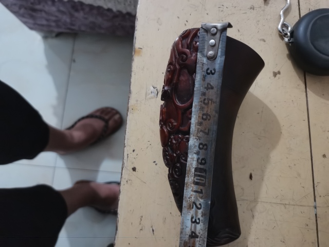 古玩雜項角質立件喝酒氣也可以當擺件。拍賣，當前價格28999元