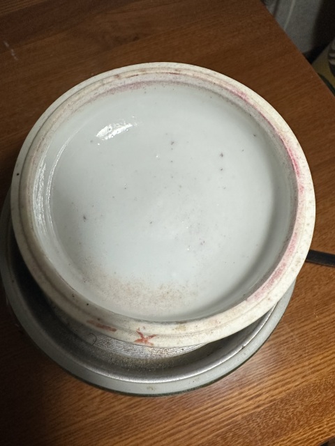 古玩陶瓷五子登科粉彩蓋盒拍賣，當(dāng)前價(jià)格3150元