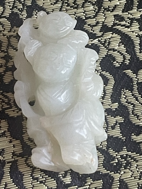 古玩玉器和田玉雕童子拍賣,當前價格12800元