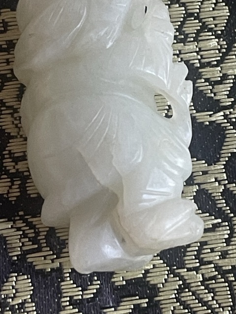 古玩玉器和田玉雕童子拍賣,當前價格12800元